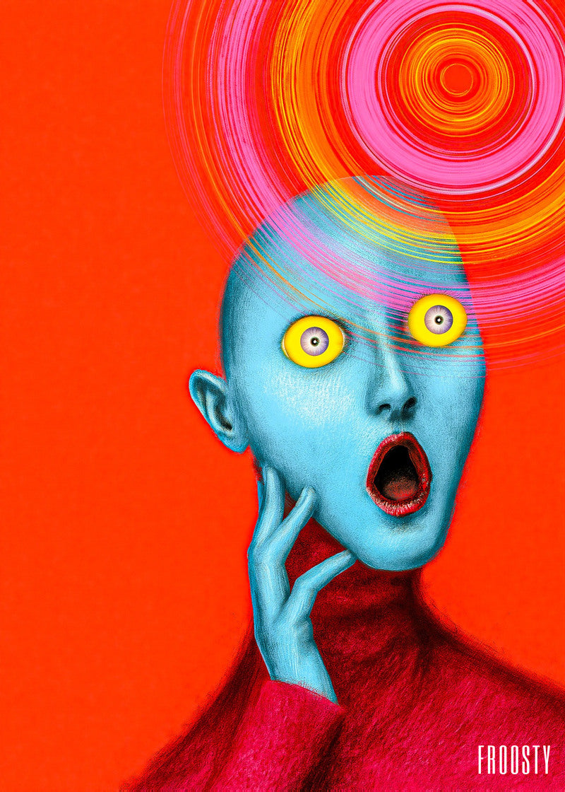 WONDER WOMAN No. 03 – FROOSTY® surreal portrait